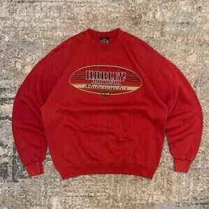 Harley Davidson Vintage 1999 “Let’s Ride” Logo Crewneck Mens Medium